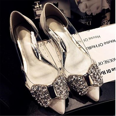 Women's Flats Summer Closed Toe / Comfort PU Casual Flat Heel Others Silver / Gold