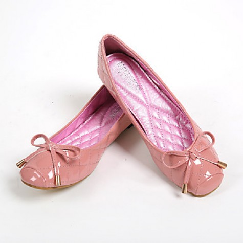 Women's Shoes Leatherette Flat Heel Comfort / Round Toe Flats Casual Pink