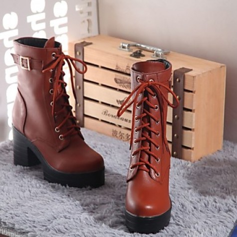 Women's Heels Spring / Fall / WinterHeels / Cowboy/ Snow Boots / Riding Boots / Fashion Boots / Motorcycle Boots /